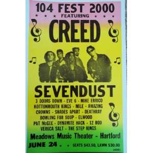  Creed w/ Sevendust, Eve 6, Mile & More Playing in Hartford 