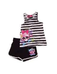 Monster High Girls Tank Top and Shorts Outfit Set