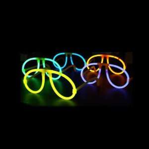  20 Pairs of Glow Eye Glasses,in Mixed Colours,1 Set in 