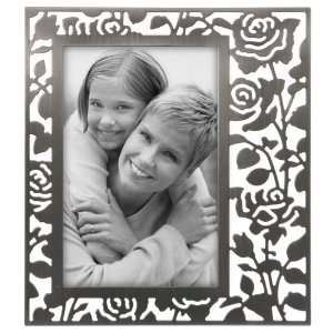  Malden Rose Cutout Metal 4 by 6 Inch Picture Frame