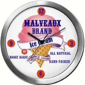  MALVEAUX 14 Inch Ice Cream Metal Clock Quartz Movement 