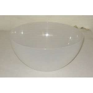 Bowl 25cm Diameter 12cm Deep Clear plastic Guaranteed quality  