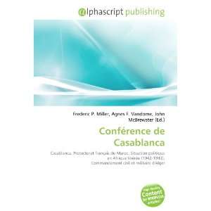  Conférence de Casablanca (French Edition) (9786134243858 