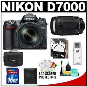  Nikon D7000 Digital SLR Camera & 18 105mm VR + 70 300mm 