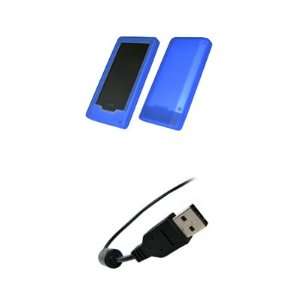   Case + USB Data Sync Charge Cable for Microsoft Zune HD Electronics