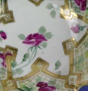 Antique Authentic NIPPON (Maple Leaf stamp) Porcelain Handpainted 