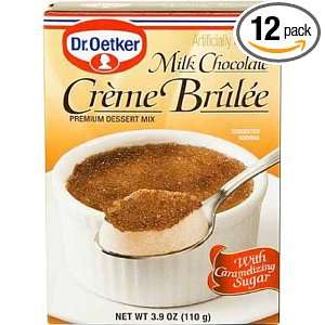 Dr Oetker Crem Brulee Mix   Milk Chocolate, 3.9000 Ounce (Pack of 12 