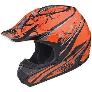  GMax GM46X Future Helmet   Large/KTM Orange/Black 