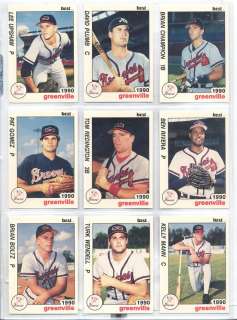 1990 Greenville Braves Brian Boltz Salisbury NC Card  