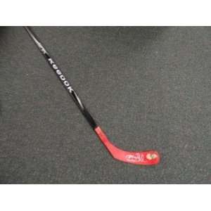 Brent Seabrook Autographed Hockey Stick   Full size Logo   Autographed 