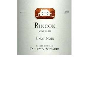  2009 Talley Pinot Noir Arroyo Grande Valley Rincon 