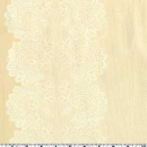  45 Wide Georgette Wedding Lace Cream Fabric By The Yard 