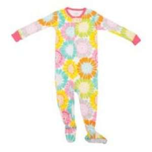  Carters Girls One Piece Snug Fit Bright Floral Footed 