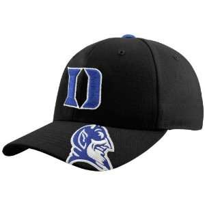   World Duke Blue Devils Black Tailback Flex Fit Hat