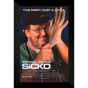 Sicko 27x40 FRAMED Movie Poster   Style A   2007 