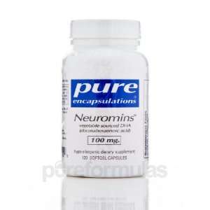  Pure Encapsulations Neuromins (DHA) 100 mg. 120 Vegetable 