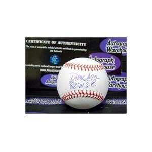  Dane Iorg autographed Baseball inscribed 82 WSC Sports 