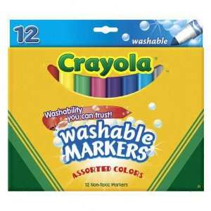    Binney & Smith Crayola Broadline Washable Markers Toys & Games