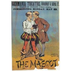    Mascot, The Poster Broadway Theater Play 14x22