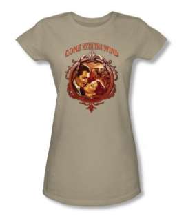 Licensed Warner Bros. Gone With The Wind Classic Romance Junior Shirt 