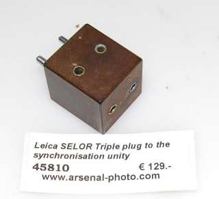 Leica SELOR Triple plug to the synchronisation  