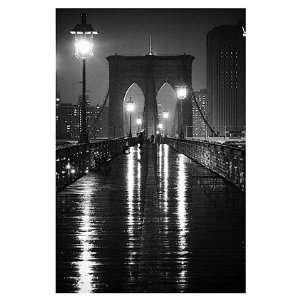  Brooklyn Bridge Finest LAMINATED Print Oleg Lugovsky 26x38 