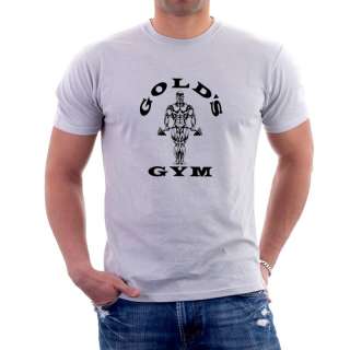 GOLDS GYM BODYBUILDING T SHIRT Lots of Colours D2 MUSCLE WEIGHTLIFTING 