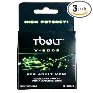  Tbolt V edge High Potency   10 Tablets, Pack of 3 Health 