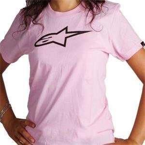  Alpinestars Womens Astar T Shirt   Small/Pink Automotive
