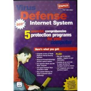 Virus Defense Internet System CD   5 Powerful, Comprehensive Programs 