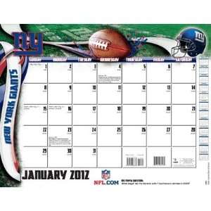  NFL New York Giants 2012 Desk Calendar
