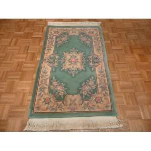  3 X 5 ORIENTAL RUG CHINESE AUBUSSON 