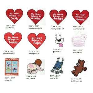  Cute Baby Collection Embroidery Designs on Multi Format CD 