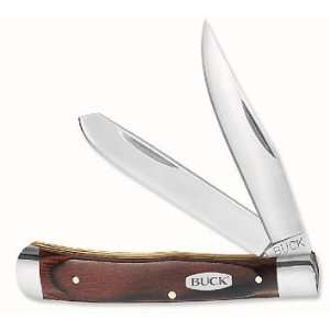  Buck Knives 5842 Large Trapper Folding Knife 384BRS 