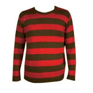 Switchblade Stiletto MENS OLIVE & RED STRIPED SWEATER  XLarge