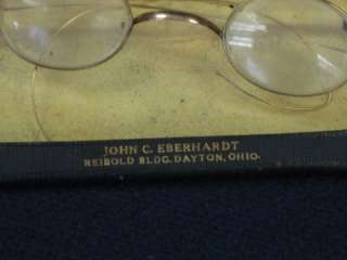 Antique Brass Wire Framed Eye Glasses ca.1904  