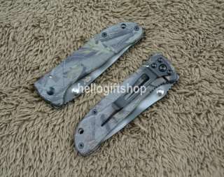 Sanrenmu F9 707 Line Lock Camo Handle EDC Pocket Folding Knife Father 