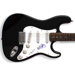  Miley Cyrus Autographed Signed Guitar & Proof Dual 