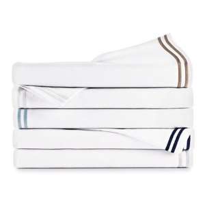 Hudson Park Bedding, Italian Percale 300 TC Stitch Queen Fitted Sheet 