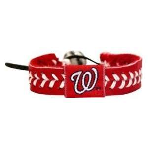  Washington Nationals Baseball Bracelet   Team Color Style 