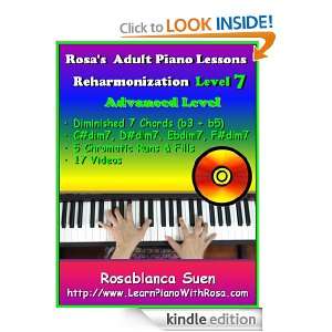 Rosas Adult Piano Course With VIDEOS Piano Reharmonization Method 