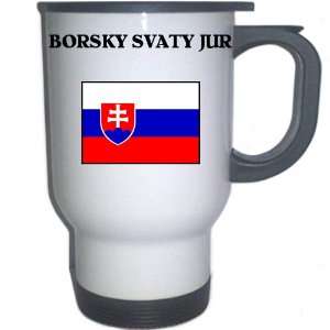  Slovakia   BORSKY SVATY JUR White Stainless Steel Mug 