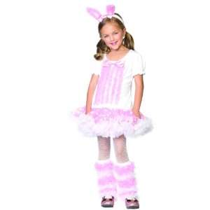 Lets Party By Leg Avenue Fluffy Bunny Toddler / Child Costume / White 