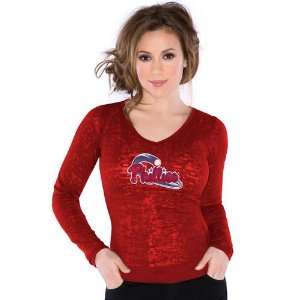  Philadelphia Phillies Womens Burnout Thermal Top   By 