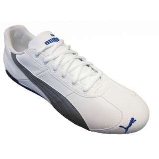    repli cat iii white silver bright cobalt mens leather sneakers