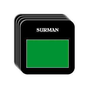  Libya   SURMAN Set of 4 Mini Mousepad Coasters 