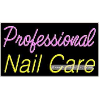 Professional Nail Care Neon Sign (20H x Grocery & Gourmet Food