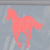 Horse Run Cowboy Usa Decal Car Truck Window Sticker  