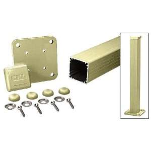 CRL Chromate (Unfinished) 100 Series 36 Surface Mount Post Kit by CR 