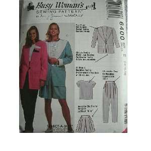   BUSY WOMANS SEWING PATTERN BY NANCY ZIEMAN #6400 Arts, Crafts